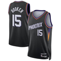 CAdoa P.Suns #15 Devin Booker Black Swingman Jerseys - Statement Edition