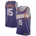 CAdoa P.Suns #15 Devin Booker Purple Swingman Player Jerseys - Icon Edition