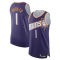 CAdoa P.Suns #1 Devin Booker Purple Authentic Jerseys - Icon Edition