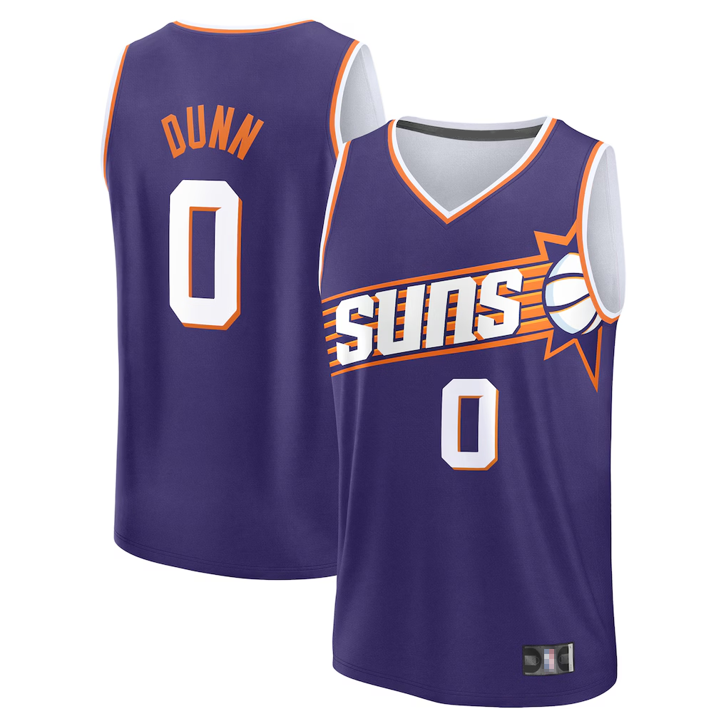 CAdoa P.Sunss #0 Ryan Dunn Fanatics Purple 2024 Draft Fast Break Player Jerseys - Icon Edition