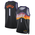 CAdoa P.Sunss #1 Devin Booker Black 2025-2026 Swingman Jerseys - City Edition