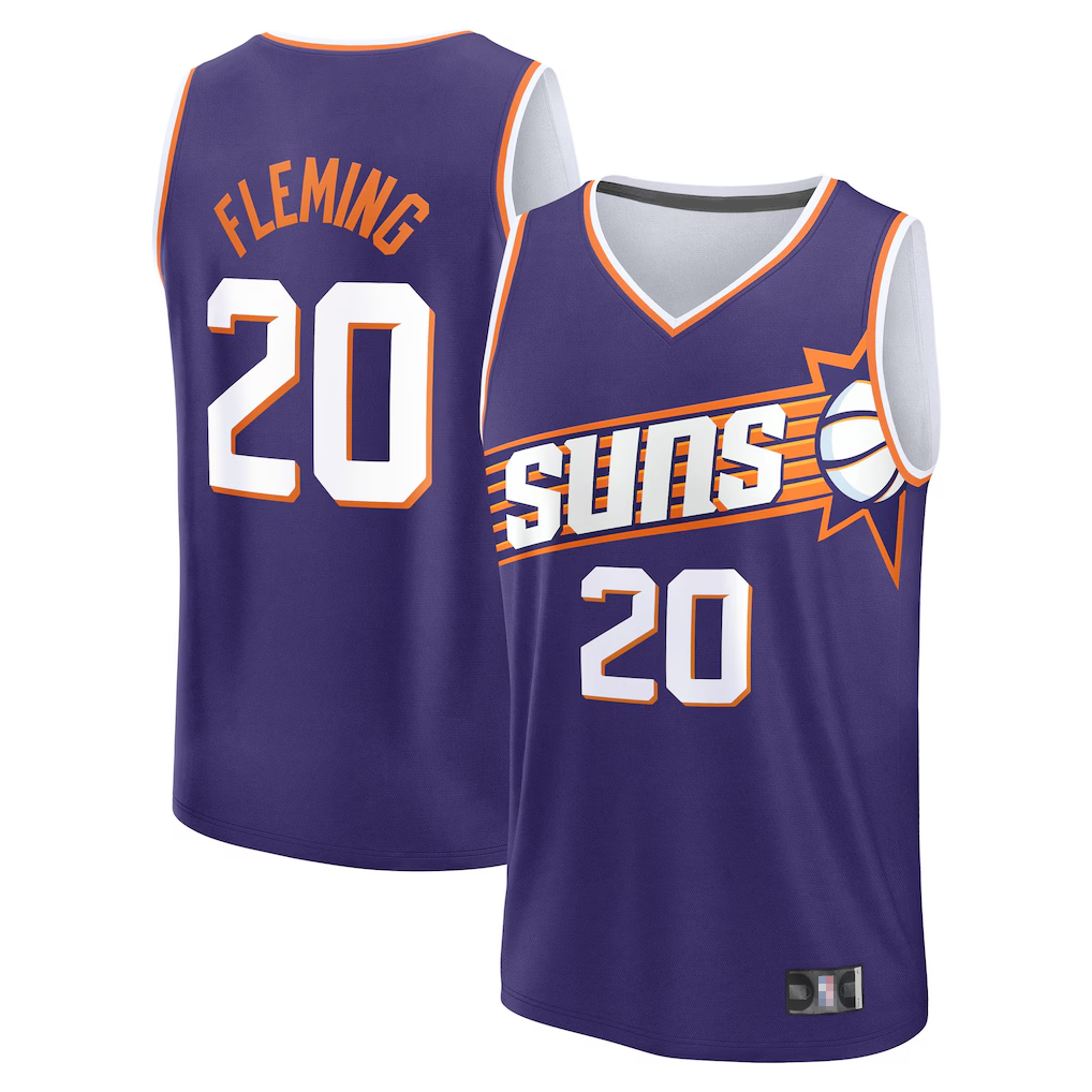 CAdoa P.Sunss #20 Rasheer Fleming Fanatics Purple Fast Break Replica Jerseys - Icon Edition