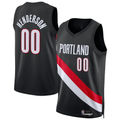 CAdoa PT.Blazers #00 Scoot Henderson Black Swingman Jerseys - Icon Edition