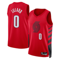 CAdoa PT.Blazers #0 Damian Lillard White Swingman Jerseys - Association Edition