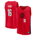 CAdoa PT.Blazers #16 Yang Hansen Fanatics Red Fast Break Replica Jerseys - Statement Edition