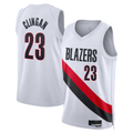 CAdoa PT.Blazers #23 Donovan Clingan White Swingman Jerseys - Association Edition