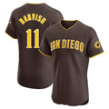 CAdoa S.Diego Padres #11 Yu Darvish Player Brown Home Limited Elite Stitched Jerseys