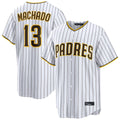 CAdoa S.Diego Padres #13 Manny Machado Player White Home Limited Stitched Jerseys