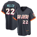 CAdoa S.Diego Padres #22 Mason Miller Player Obsidian 2026 City Connect Home Limited T-shirt Stitched Jerseys