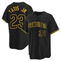 CAdoa S.Diego Padres #23 Fernando Tatis Jr Player Black Snake Skin City Home Game Stitched Jersey
