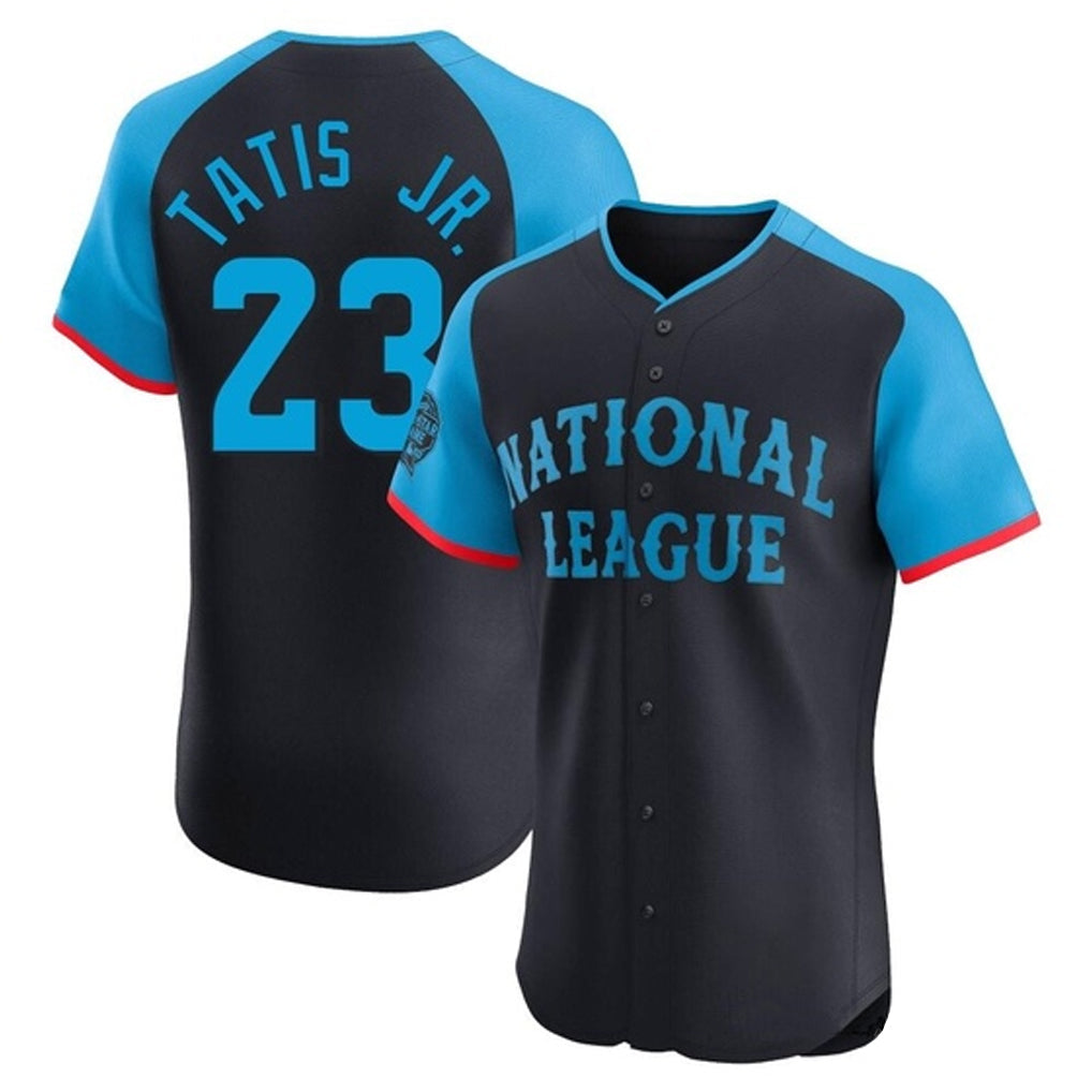 CAdoa S.Diego Padres #23 Fernando Tatis Jr Player Navy National League All-Star Elite Limited Stitched Jerseys