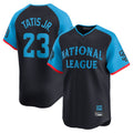 CAdoa S.Diego Padres #23 Fernando Tatis Jr Player Navy National League All-Star Game Limited Stitched Jerseys