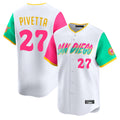 CAdoa S.Diego Padres #27 Nick Pivetta Player White City Connect Home Limited Stitched Jerseys