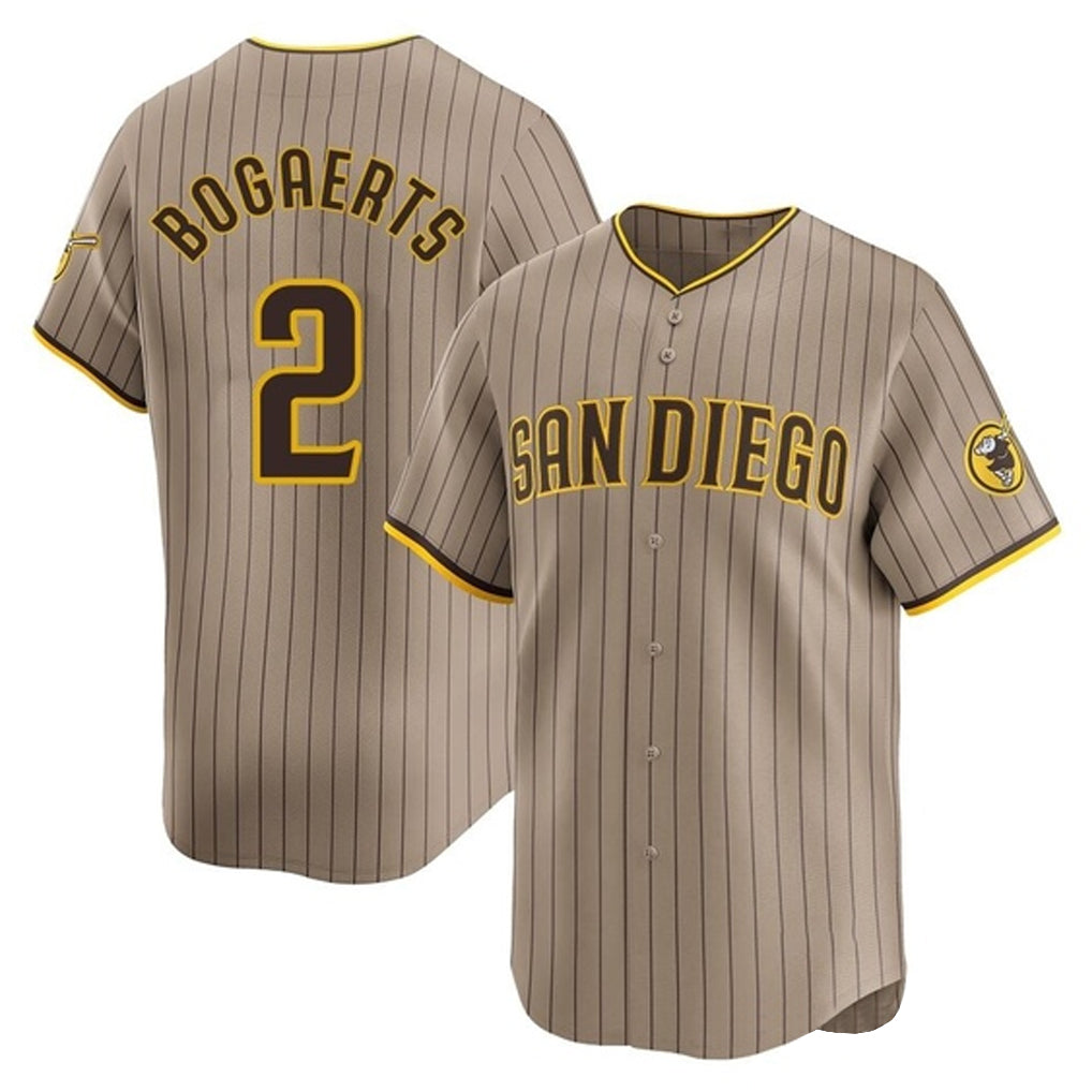 CAdoa S.Diego Padres #2 Xander Bogaerts Player Khaki Home Limited Stitched Jerseys