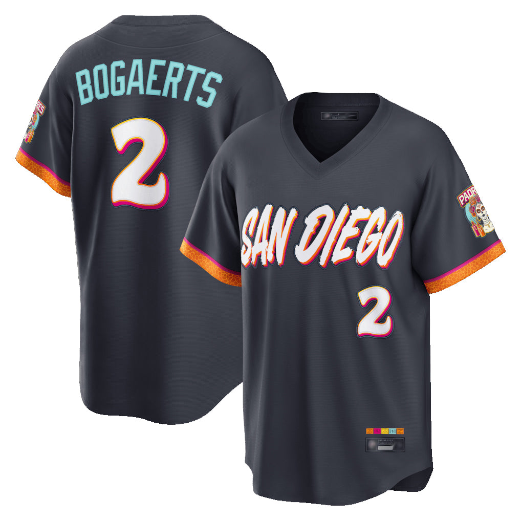 CAdoa S.Diego Padres #2 Xander Bogaerts Player Obsidian 2026 City Connect Home Limited T-shirt Stitched Jerseys