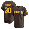 CAdoa S.Diego Padres #30 Gavin Sheets Player Brown Home Limited Stitched Jerseys