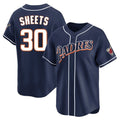 CAdoa S.Diego Padres #30 Gavin Sheets Player Navy Cooperstown Collection Limited Home Stitched Jerseys