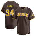 CAdoa S.Diego Padres #34 Michael King Player Brown Home Limited Stitched Jerseys
