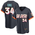 CAdoa S.Diego Padres #34 Michael King Player Obsidian 2026 City Connect Home Limited T-shirt Stitched Jerseys