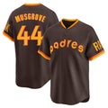 CAdoa S.Diego Padres #44 Joe Musgrove Player Brown Home Cooperstown Collection Replica Game Stitched Jerseys