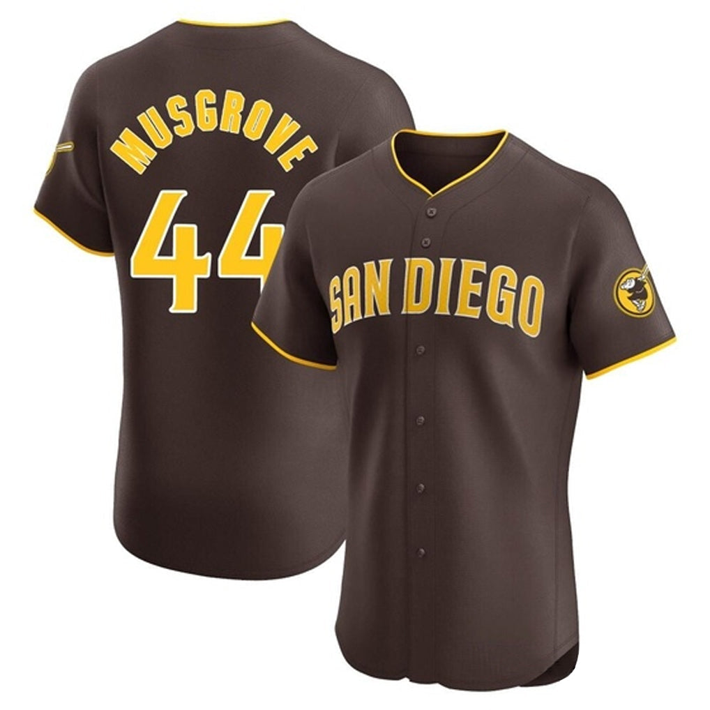 CAdoa S.Diego Padres #44 Joe Musgrove Player Brown Home Limited Elite Stitched Jerseys