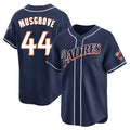 CAdoa S.Diego Padres #44 Joe Musgrove Player Navy Cooperstown Collection Limited Home Stitched Jerseys