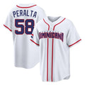 CAdoa S.Diego Padres #58 Wandy Peralta Player White 2026 World Classic Home Limited Stitched Jerseys