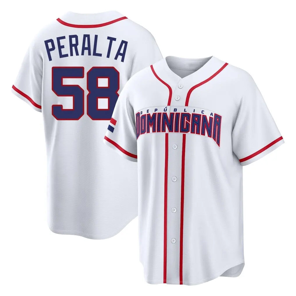 CAdoa S.Diego Padres #58 Wandy Peralta Player White 2026 World Classic Home Limited Stitched Jerseys