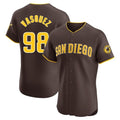 CAdoa S.Diego Padres #98 Randy Vasquez Player Brown Home Limited Elite Stitched Jerseys
