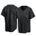 CAdoa S.Diego Padres #9 Jake Cronenworth Player Black Pitch Fashion Game T-shirt Stitched Jerseys