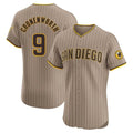 CAdoa S.Diego Padres #9 Jake Cronenworth Player Khaki Home Limited Elite Stitched Jerseys
