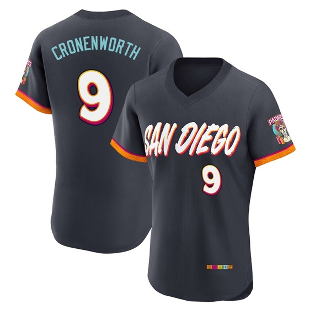 CAdoa S.Diego Padres #9 Jake Cronenworth Player Obsidian 2026 City Connect Home Limited Elite T-shirt Stitched Jerseys