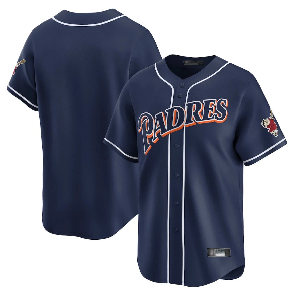 CAdoa S.Diego Padres Blank Player Navy Cooperstown Collection Limited Stitched Jerseys