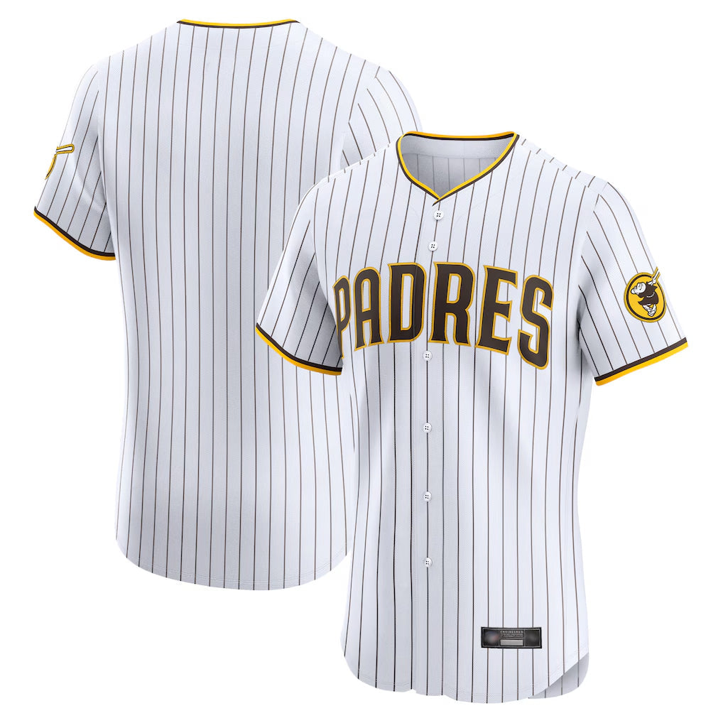 CAdoa S.Diego Padres Blank Player White Home Limited Elite Stitched Jerseys