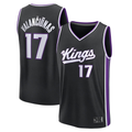 CAdoa S.Kings #17 Jonas Valan?i¨±nas Fanatics Black Fast Break Replica Jerseys - Icon Edition