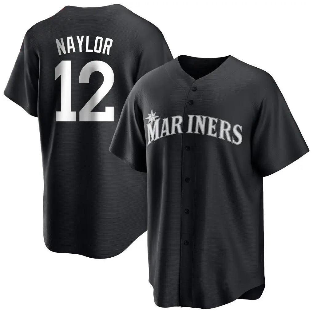 CAdoa S.Mariners #12 Josh Naylor Player Black Home Limited Stitched Jerseys
