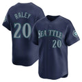 CAdoa S.Mariners #20 Luke Raley Player Navy Home Limited Stitched Jerseys