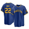 CAdoa S.Mariners #22 Bryan Woo Player Royal City Connect Home Game Stitched Jerseys
