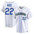 CAdoa S.Mariners #22 Bryan Woo Player White Pitch Fashion Game Stitched Jerseys