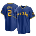 CAdoa S.Mariners #2 Cole Young Player Royal City Connect Home Game Stitched Jerseys