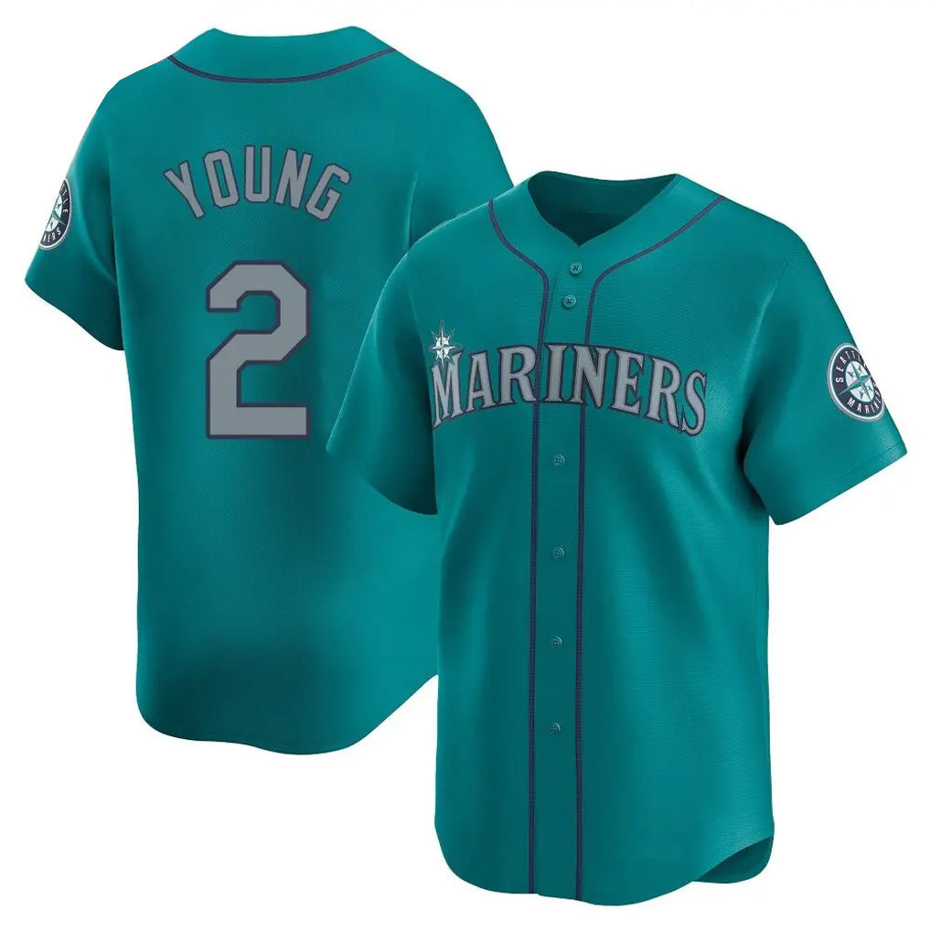 CAdoa S.Mariners #2 Cole Young Player Teal Home Limited Stitched Jerseys