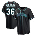 CAdoa S.Mariners #36 Logan Gilbert Player Black Fashion Home Limited Stitched Jerseys