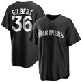 CAdoa S.Mariners #36 Logan Gilbert Player Black Home Limited Stitched Jerseys