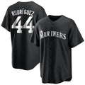 CAdoa S.Mariners #44 Julio Rodriguez Player Black Home Limited Stitched Jerseys