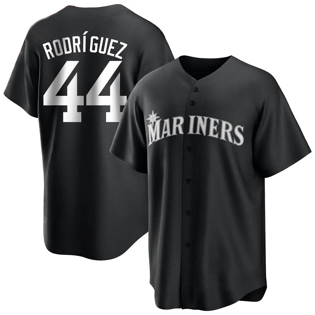 CAdoa S.Mariners #44 Julio Rodriguez Player Black Home Limited Stitched Jerseys