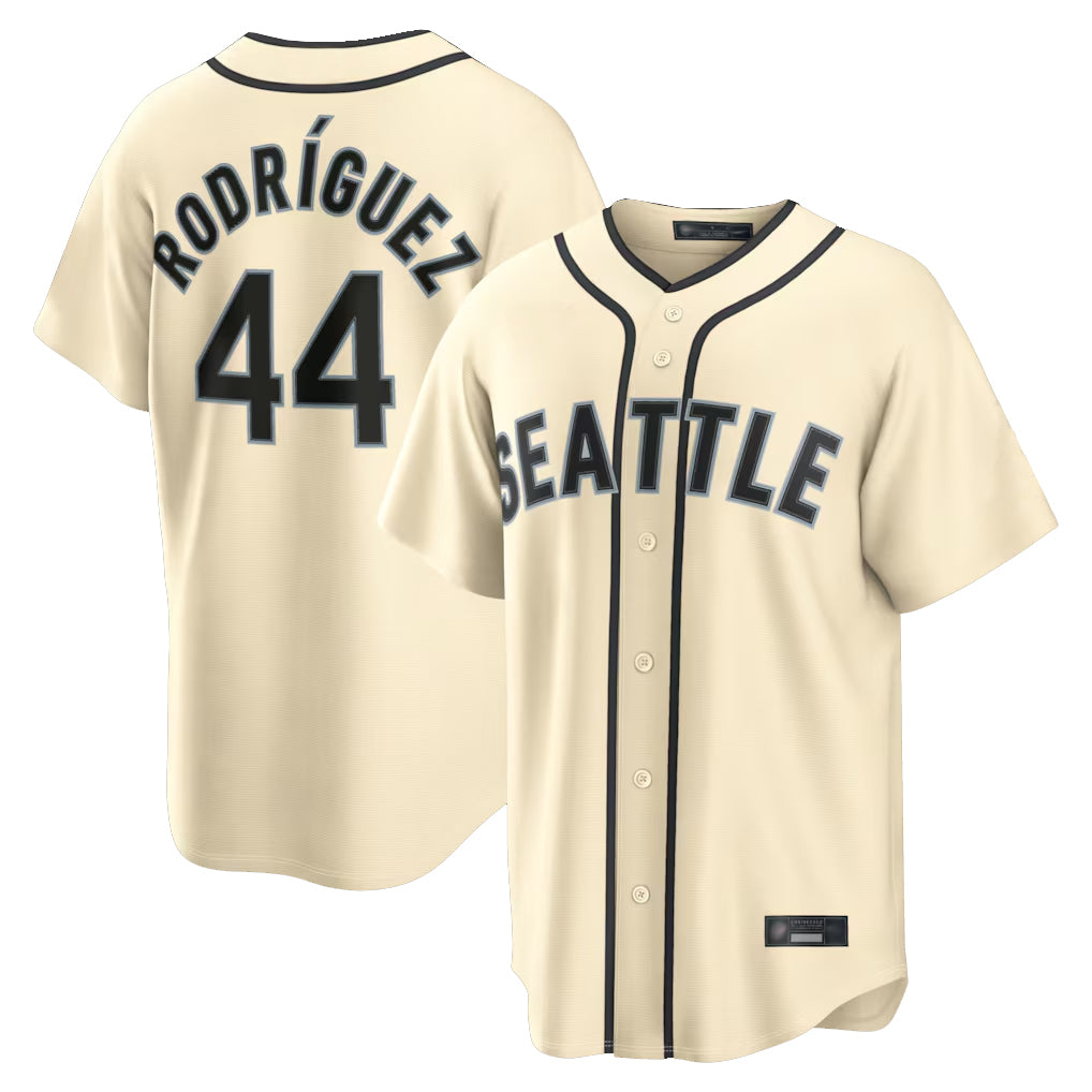 CAdoa S.Mariners #44 Julio Rodriguez Player Cream 2026 Home Limited Stitched Jerseys