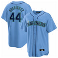 CAdoa S.Mariners #44 Julio Rodriguez Player Light Blue Home Limited Stitched Jerseys