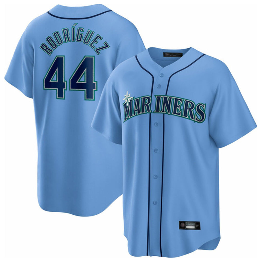 CAdoa S.Mariners #44 Julio Rodriguez Player Light Blue Home Limited Stitched Jerseys