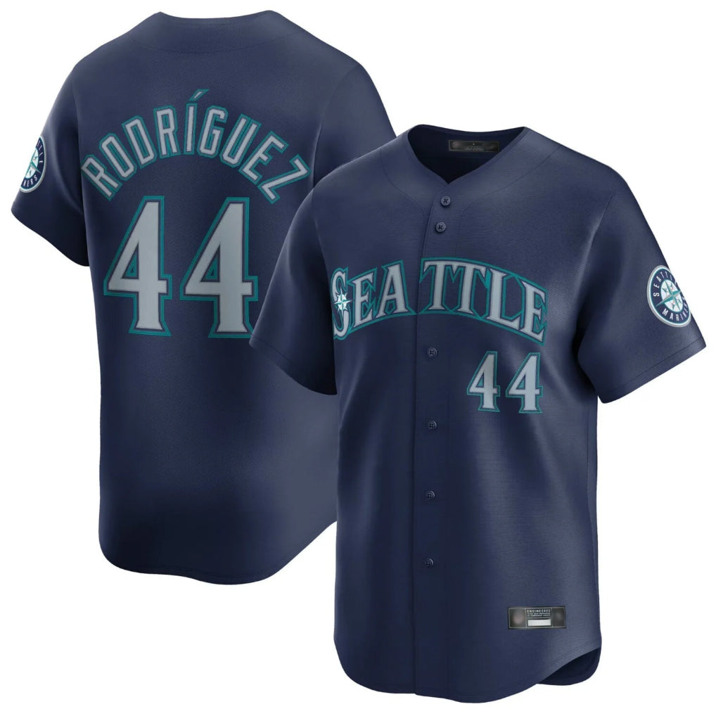 CAdoa S.Mariners #44 Julio Rodriguez Player Navy Home Limited Stitched Jerseys