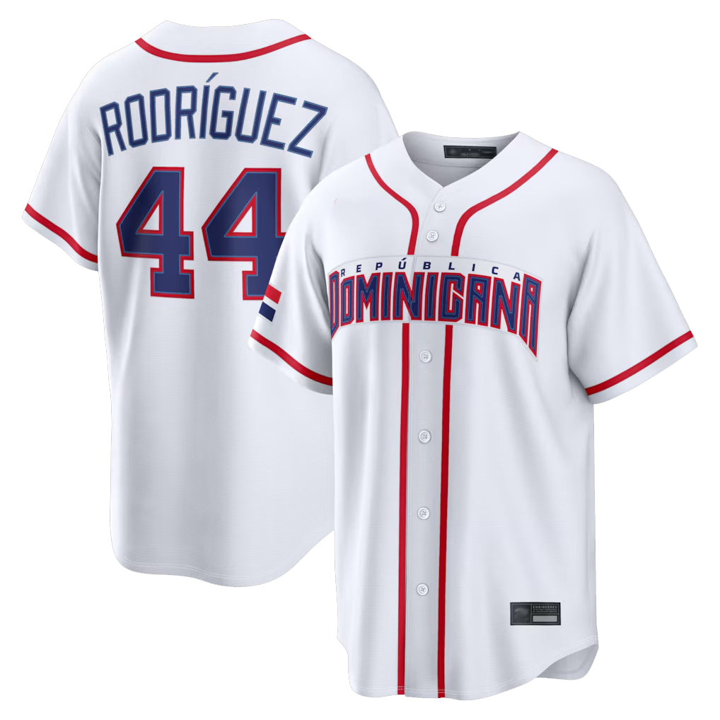 CAdoa S.Mariners #44 Julio Rodriguez Player White 2026 World Classic Home Stitched Jerseys
